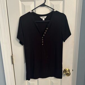 Market and Spruce Henley style tee, size L